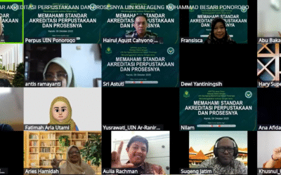 Kolaborasi APPTIS Jatim dan Perpustakaan UIN Kiai Ageng Muhammad Besari Ponorogo Pentingnya Pemahaman Standar Akreditasi Perpustakaan
